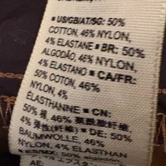 Good Threads Men's Slim Fit Dress Stretch Performance Pants Size 36W 33L. Tan - Picture 7 of 8